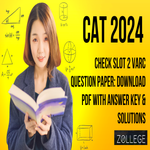 Download CAT 2024 Slot 2 VARC Question Paper PDF with Answer Key and Solutions